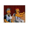 Image 1 : Cheech Marin & Tommy Chong Signed "The Simpsons" 8x10 Photo (JSA)