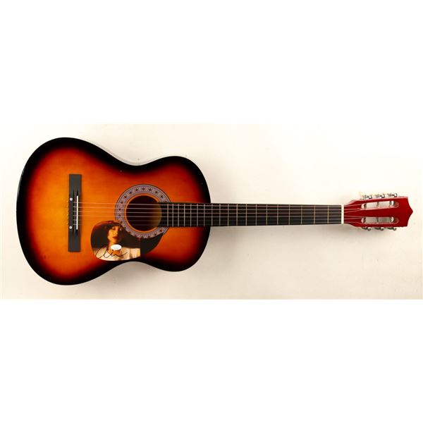 ARIANA GRANDE SIGNED ACOUSTIC GUITAR - JSA COA
