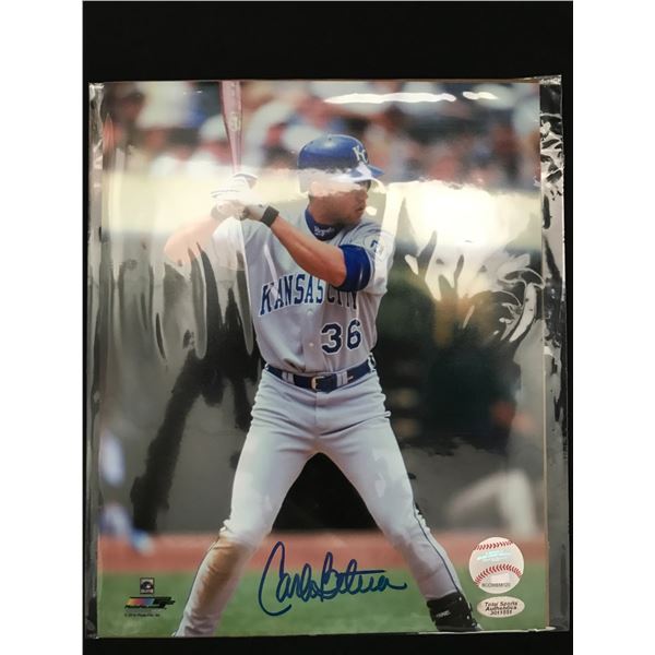 CARLOS BELTRE SIGNED 8 X 10 WITH COA