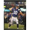 Image 1 : ELI MANNING SIGNED 11 X 14 PHOTO WITH COA