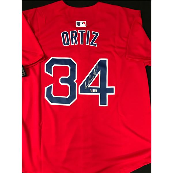 DAVID ORTIZ SIGNED BOSTON RED SOX JERSEY  - ACE COA