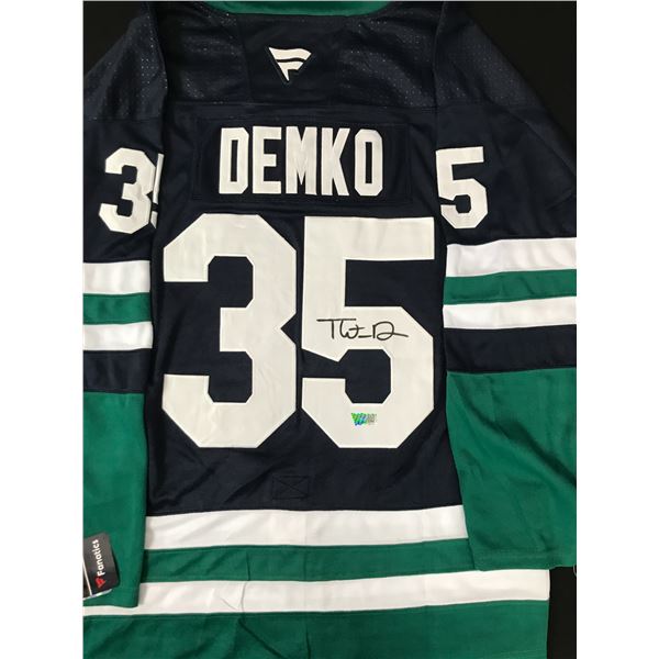 THATCHER DEMKO SIGNED VANCOUVER CANUCKS JERSEY - ACE COA