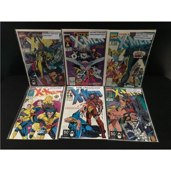 LOT OF 6 X-MEN COMICS (MARVEL COMICS)