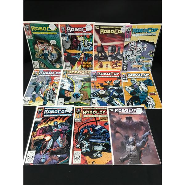 LOT OF 11 ROBOCOP COMICS (MARVEL COMICS)