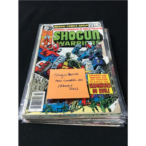 SHOGUN WARRIORS NEAR COMPLETE RUN 17 COMICS