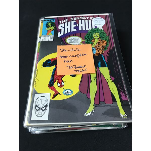 1SHE-HULK NEAR COMPLETE RUN 30 COMICS
