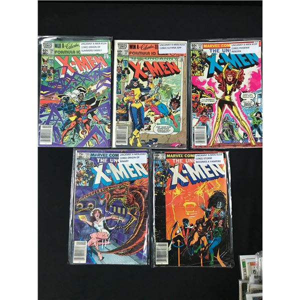 LOT OF 5 X-MEN COMICS (MARVEL COMICS)