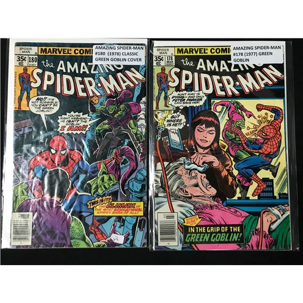 LOT OF 2 SPIDERMAN COMICS (MARVEL COMICS)