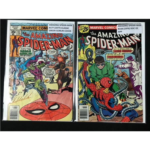 LOT OF 2 SPIDERMAN COMICS (MARVEL COMICS)