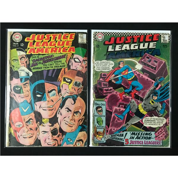 LOT OF 2 JUSTICE LEAGUE OF AMERICA COMICS (MARVEL COMICS)