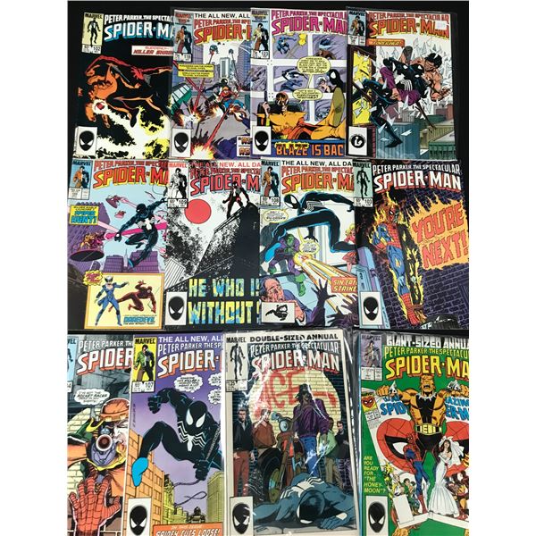 LOT OF 12 SPIDERMAN COMICS (MARVEL COMICS)