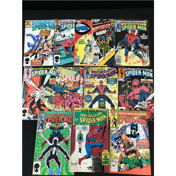LOT OF 12 SPIDERMAN COMICS (MARVEL COMICS)