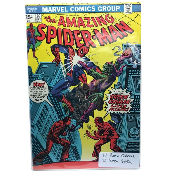MARVEL COMICS THE AMAZING SPIDER-MAN NO.136