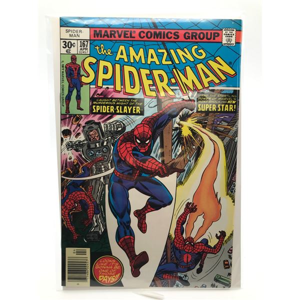 MARVEL COMICS THE AMAZING SPIDER-MAN NO.167