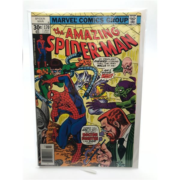 MARVEL COMICS THE AMAZING SPIDER-MAN NO.170