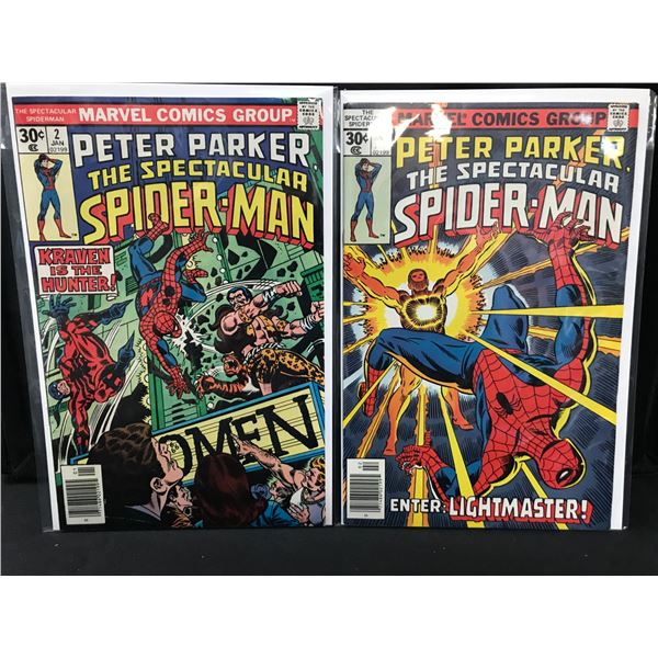 MARVEL COMICS PETER PARKER AND THE SPECTACULAR SPIDER-MAN NO.2 AND 3