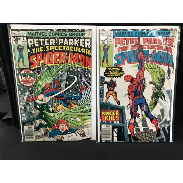 MARVEL COMICS PETER PARKER AND THE SPECTACULAR SPIDER-MAN NO.4 AND 5