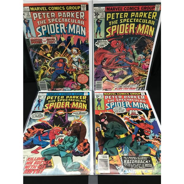 MARVEL COMICS PETER PARKER AND THE SPECTACULAR SPIDER-MAN NO.11 12 13 14