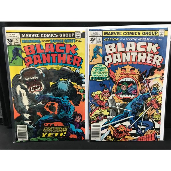 LOT OF 2 BLACK PANTHER COMICS (MARVEL COMICS)