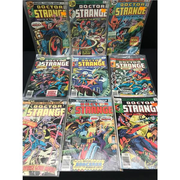 LOT OF 9 DOCTOR STRANGE COMICS (MARVEL COMICS)