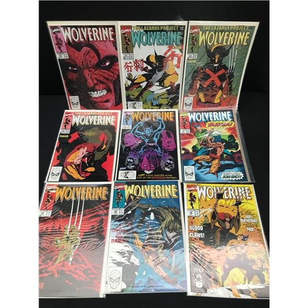 LOT OF 9 WOLVERINE COMICS (MARVEL COMICS)