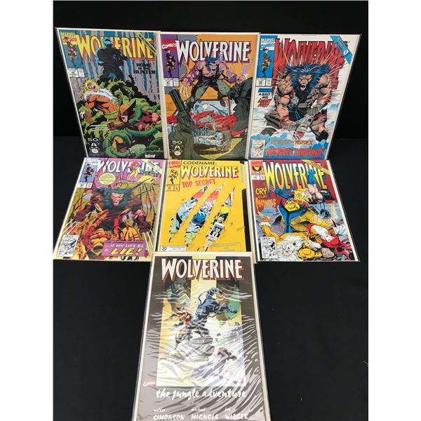 LOT OF 7 WOLVERINE COMICS (MARVEL COMICS)