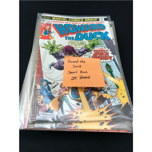 HOWARD THE DUCK SEMI RUN 25 COMICS