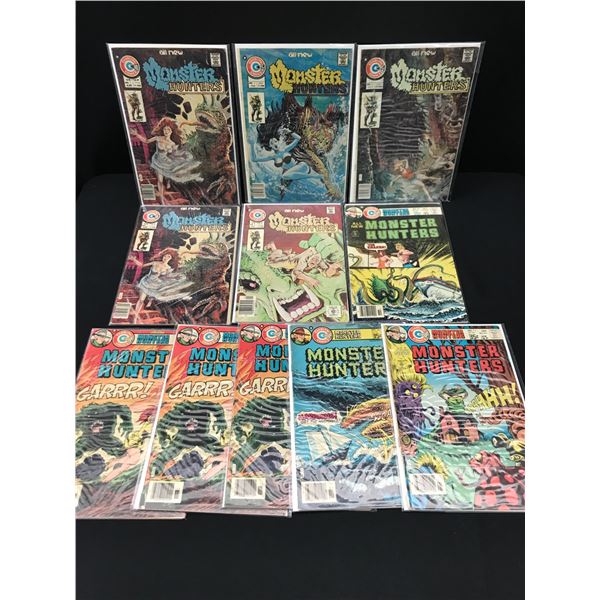 LOT OF 11 MONSTER HUNTERS COMICS (MARVEL COMICS)