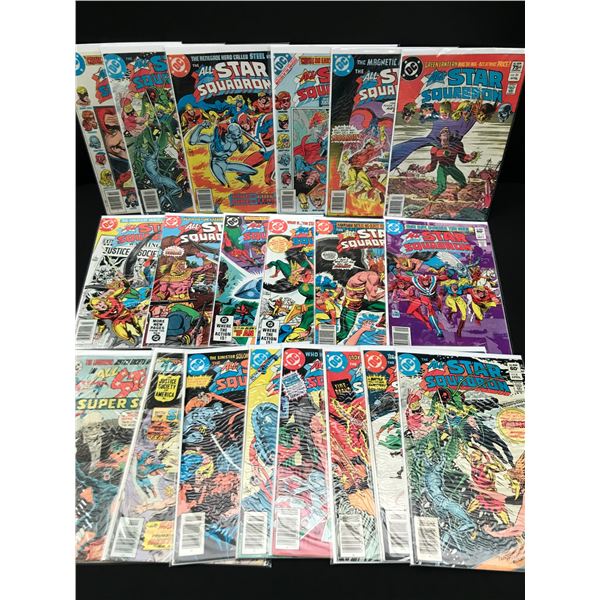 LOT OF 20 ALL STAR SQUADRON COMICS (MARVEL COMICS)