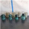 Image 1 : Lot of 8 Various Glass Insulators