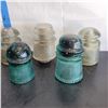Image 3 : Lot of 8 Various Glass Insulators