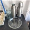 Image 3 : Mixed Home Estate Lot - Vtg Blue Canning Jar, Pyrex +