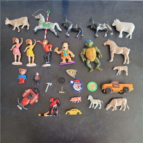 Small Box of Various Vintage Toys