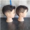Image 4 : Lot of 2 Mannequin Heads