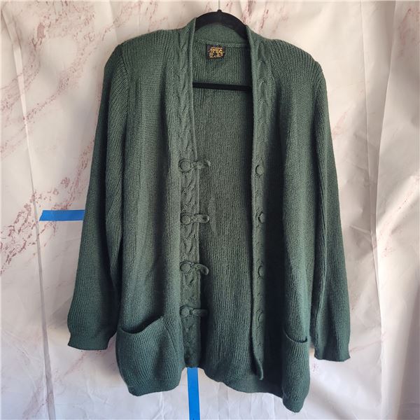 Vintage Inca Alpaca Wook Sweater Cardigan - Fits Like a Med/Large Maybe