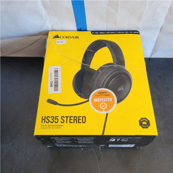 In Box New? Corsair HS35 Stereo Headphones