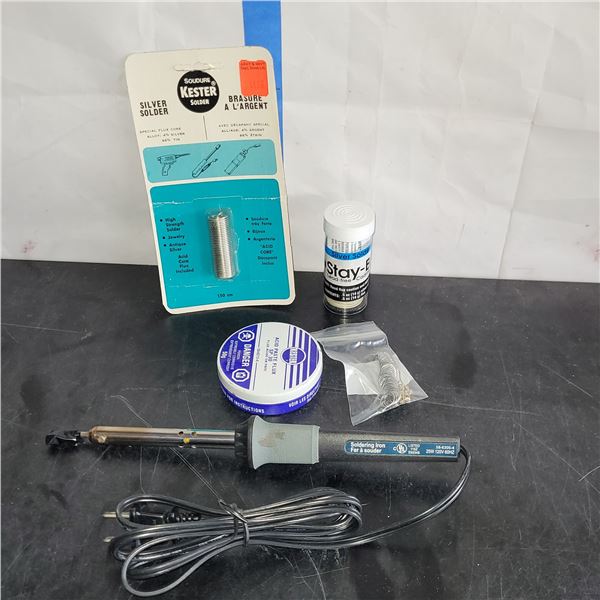 Soldering Iron with Silver Solder +