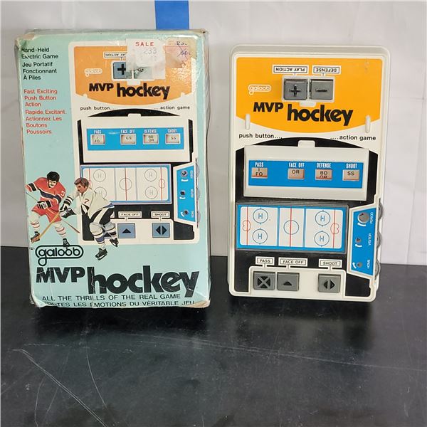 Vintage Galoob MVP Hockey Hand Held Electric Game - Untested