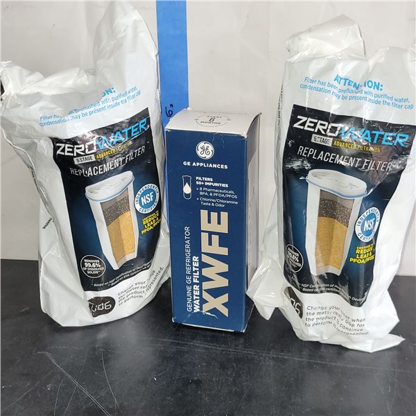 Lot of 3 Brand New Refrigerator Water Filters