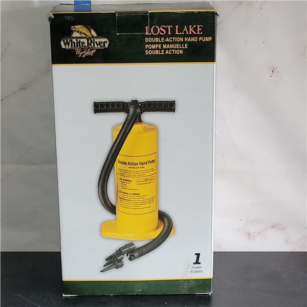 New or Like New Lost Lake Double Action Hand Pump