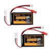 Image 1 : 2 Pack Vicmile 1200mAh 7.2V NiMH Performance Enhancing RC Battery Pack