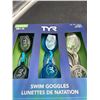 Image 3 : TYR Swim Goggles, Junior, ITM/ART 195972, 3-Pack, Lot DE 3