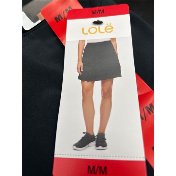 Lole Women’s Pleated Skirt, Size Medium, Black Color