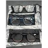 Image 1 : 3 Pairs of Eyeglass Frames +2.00