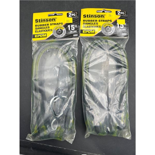 Stinson Rubber Straps 15 Inch 2-Pack with EPDM Construction