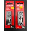 Image 2 : Craftsman 10-Piece Heavy Duty Utility Blades 10 pack x 2