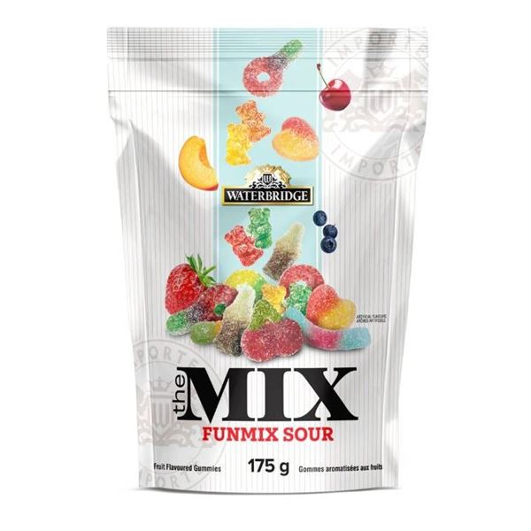 Waterbridge The Mix Funmix Sour Fruit Gummies 7 x 175g