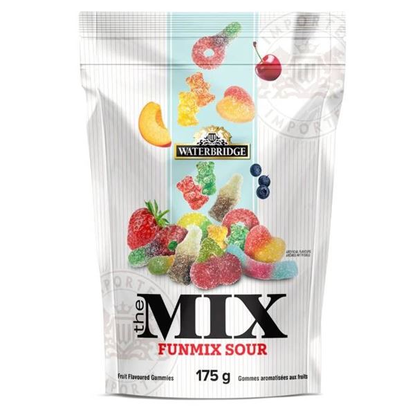 Waterbridge The Mix Funmix Sour Fruit Gummies 7 x 175g