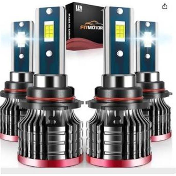 Fitmotors 9005/HB3 9006/HB4 LED Fog Light Bulbs, Pack of 4