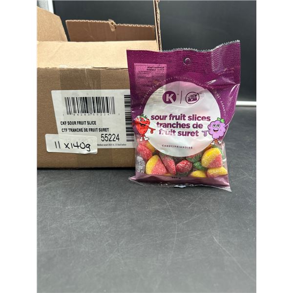 Circle K Sour Fruit Slices Candy 140g Bags (11 Total)